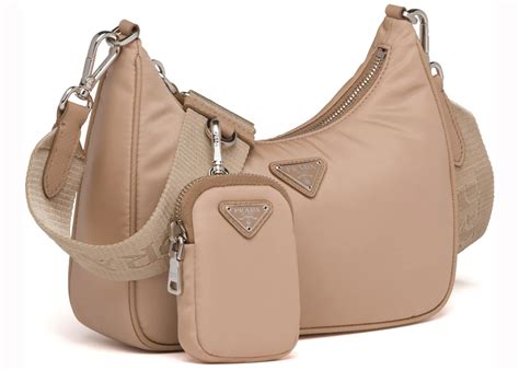 prada re edition nylon beige|More.